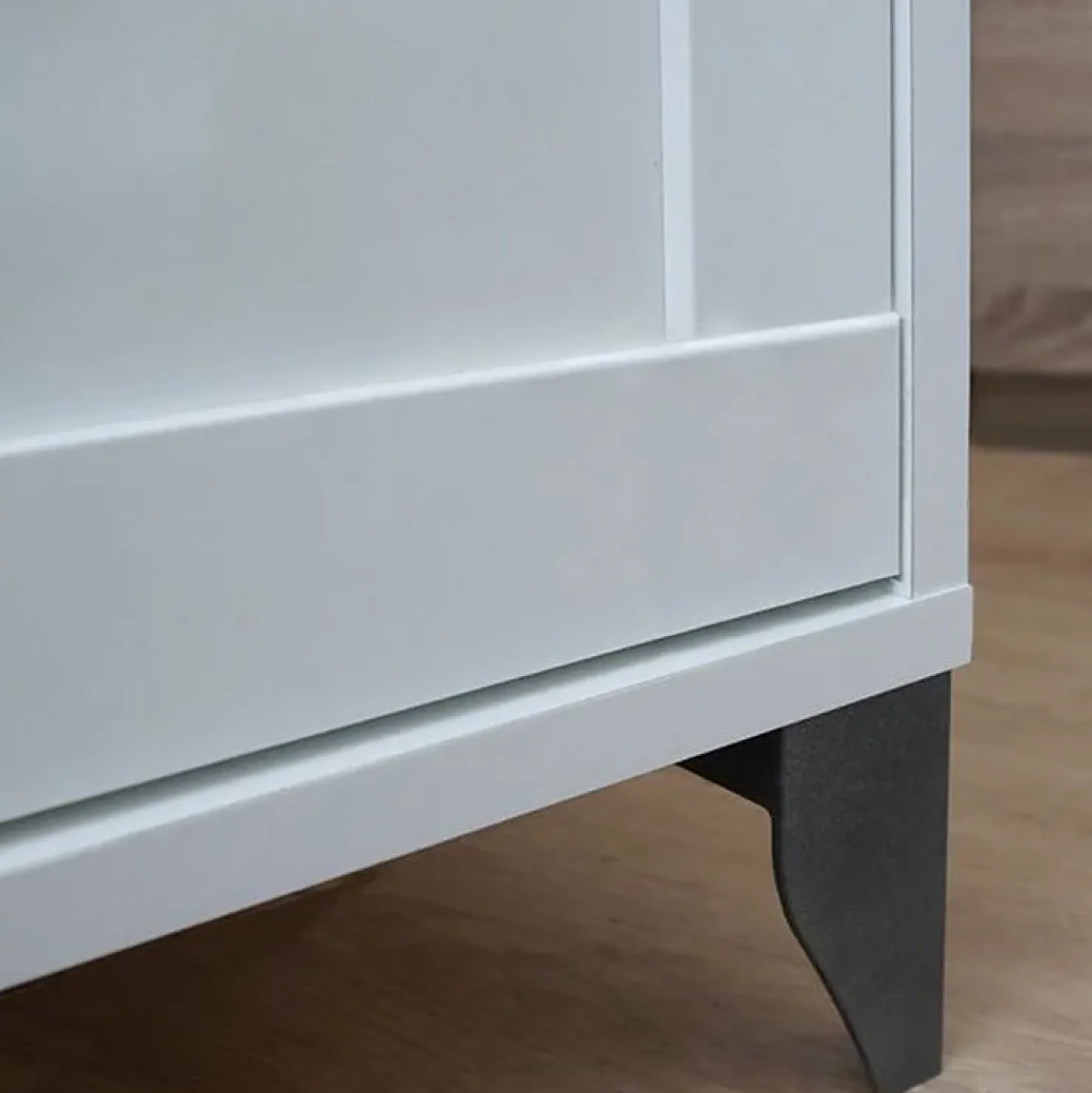 Garnero Arredamenti Mobile bagno a terra 82cm con lavabo 2 ante bianco rovere Ilias Best