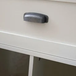 Garnero Arredamenti Mobile bagno a terra 82cm con lavabo 2 ante bianco rovere Ilias Best