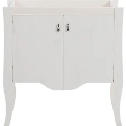 Garnero Arredamenti Mobile bagno classico 80cm con lavabo 2 ante bianco Brigit New