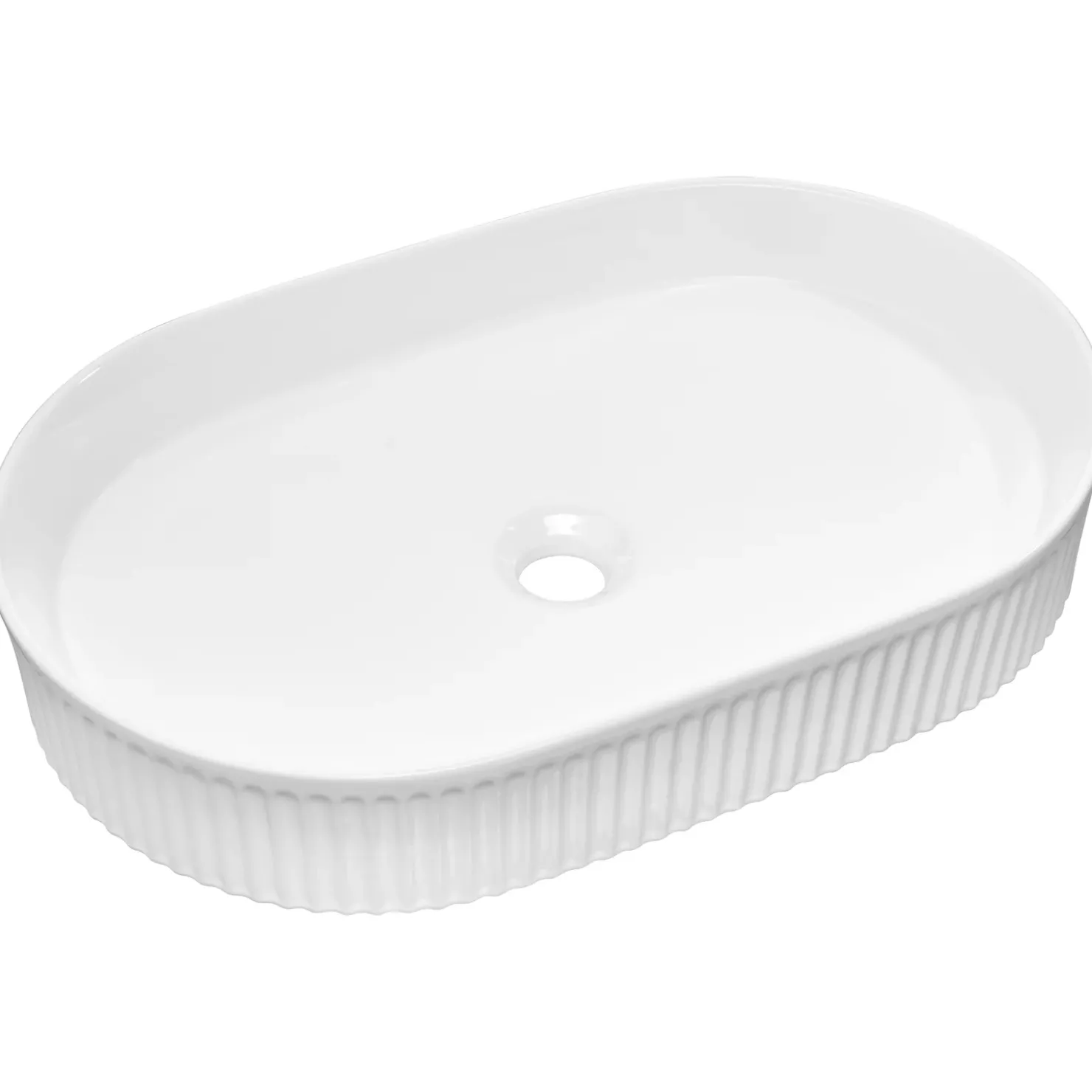 Garnero Arredamenti Mobile bagno sospeso cannettato 80cm con lavabo e colonna rovere Cleany Nero New