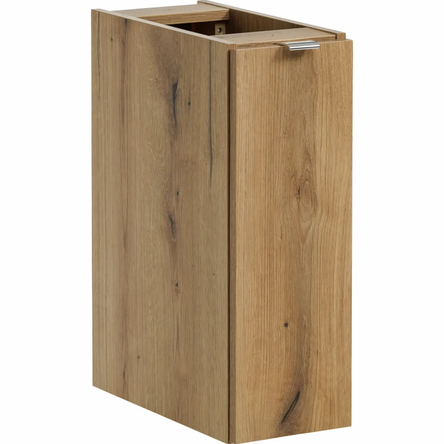 Garnero Arredamenti Mobile bagno sospeso cannettato 120cm 5 ante bianco rovere Cleany Online