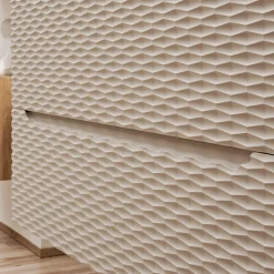 Garnero Arredamenti Mobile bagno sospeso 60cm 2 cassetti beige rovere Swim Beige - Rovere New