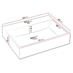 Garnero Arredamenti Mobile bagno sospeso 90cm con lavabo, colonna e pensile cannettato bianco Lusso New