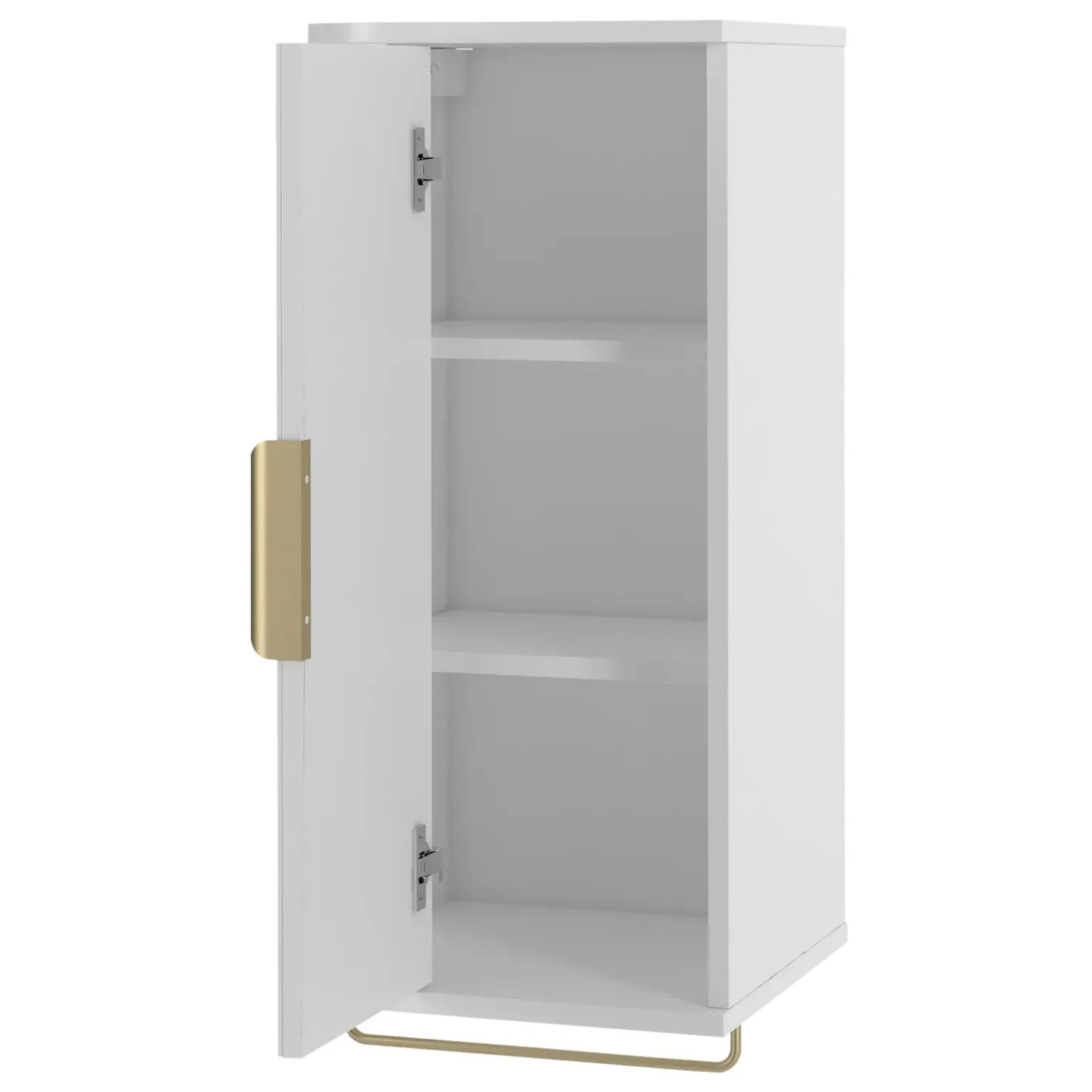 Garnero Arredamenti Mobile bagno sospeso 90cm con lavabo, colonna e pensile cannettato bianco Lusso New