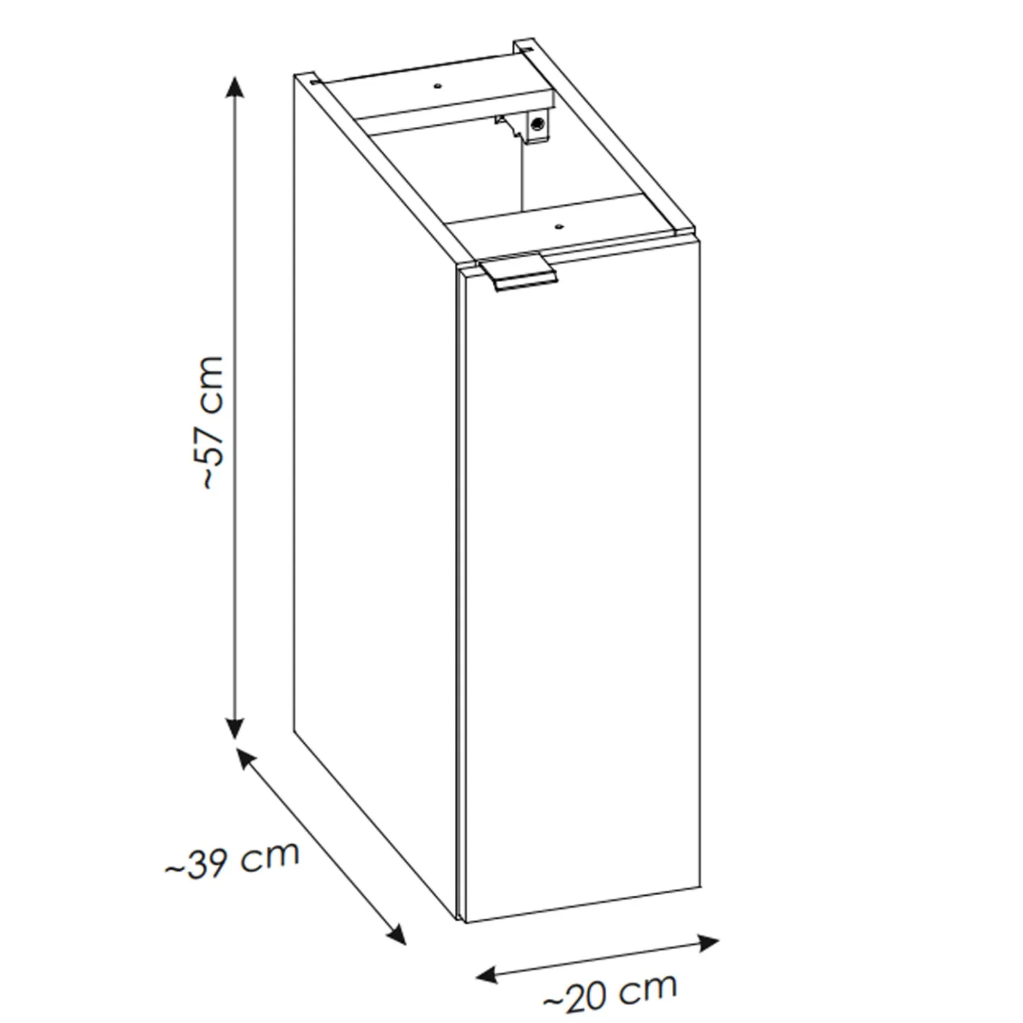 Garnero Arredamenti Mobile bagno sospeso 140cm cannettato 4 cassetti beige rovere Cleany Beige - Rovere Hot