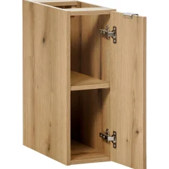 Garnero Arredamenti Mobile bagno sospeso 140cm cannettato 4 cassetti beige rovere Cleany Beige - Rovere Hot