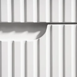 Garnero Arredamenti Mobile bagno sospeso 50cm cannettato 2 cassetti bianco rovere Cleany Bianco Opaco Sale