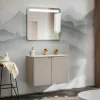 Garnero Arredamenti Mobile bagno sospeso 60cm con lavabo 2 ante beige cashmere Neutry Hot