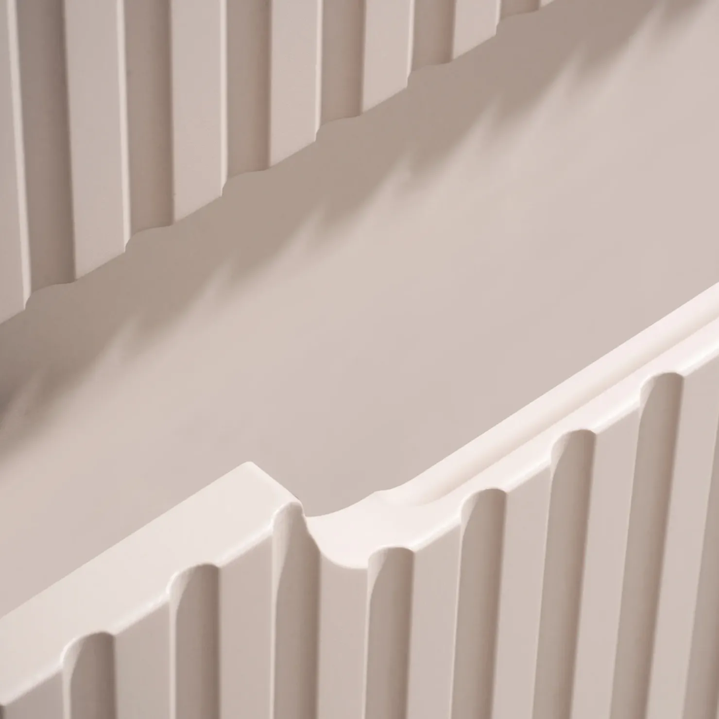 Garnero Arredamenti Mobile bagno sospeso 60cm cannettato 2 cassetti rovere Cleany Beige New