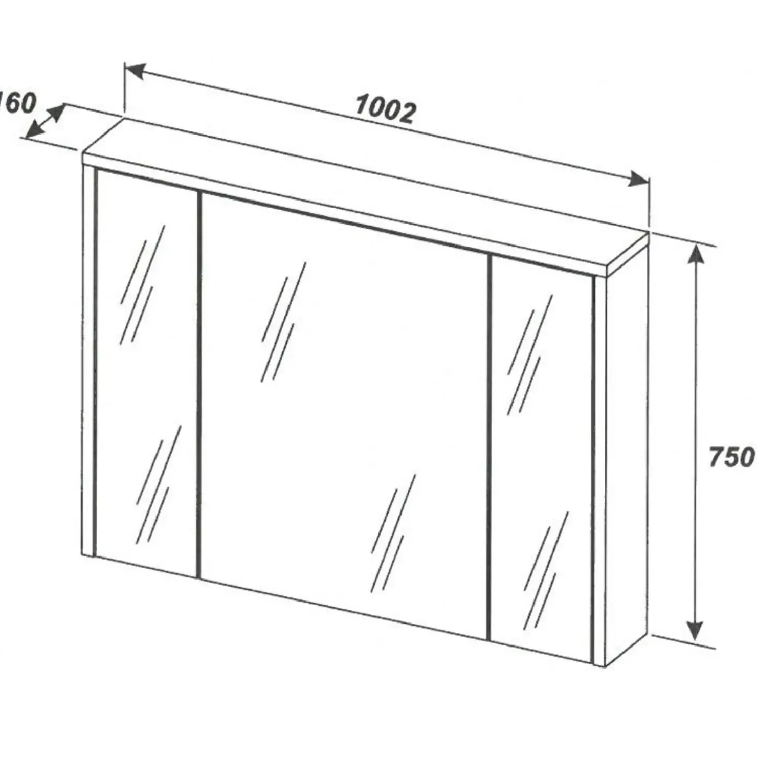 Garnero Arredamenti Mobile bagno sospeso 100cm con lavabo, specchio e colonna rovere antracite Stony