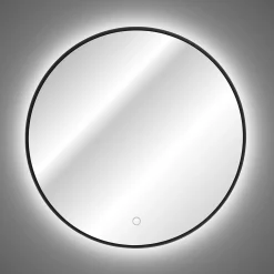 Garnero Arredamenti Mobile bagno sospeso 100cm con lavabo, specchio e colonna rovere antracite Stony