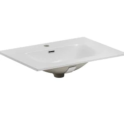 Garnero Arredamenti Mobile bagno sospeso 60cm cannettato con lavabo 1 cassettone Autentic Bianco Hot