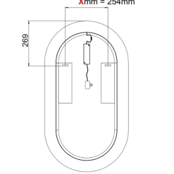 Garnero Arredamenti Mobile bagno sospeso 120cm cm con 2 lavabi da incasso, 2 specchi e colonna quercia antracite Limpid Clearance