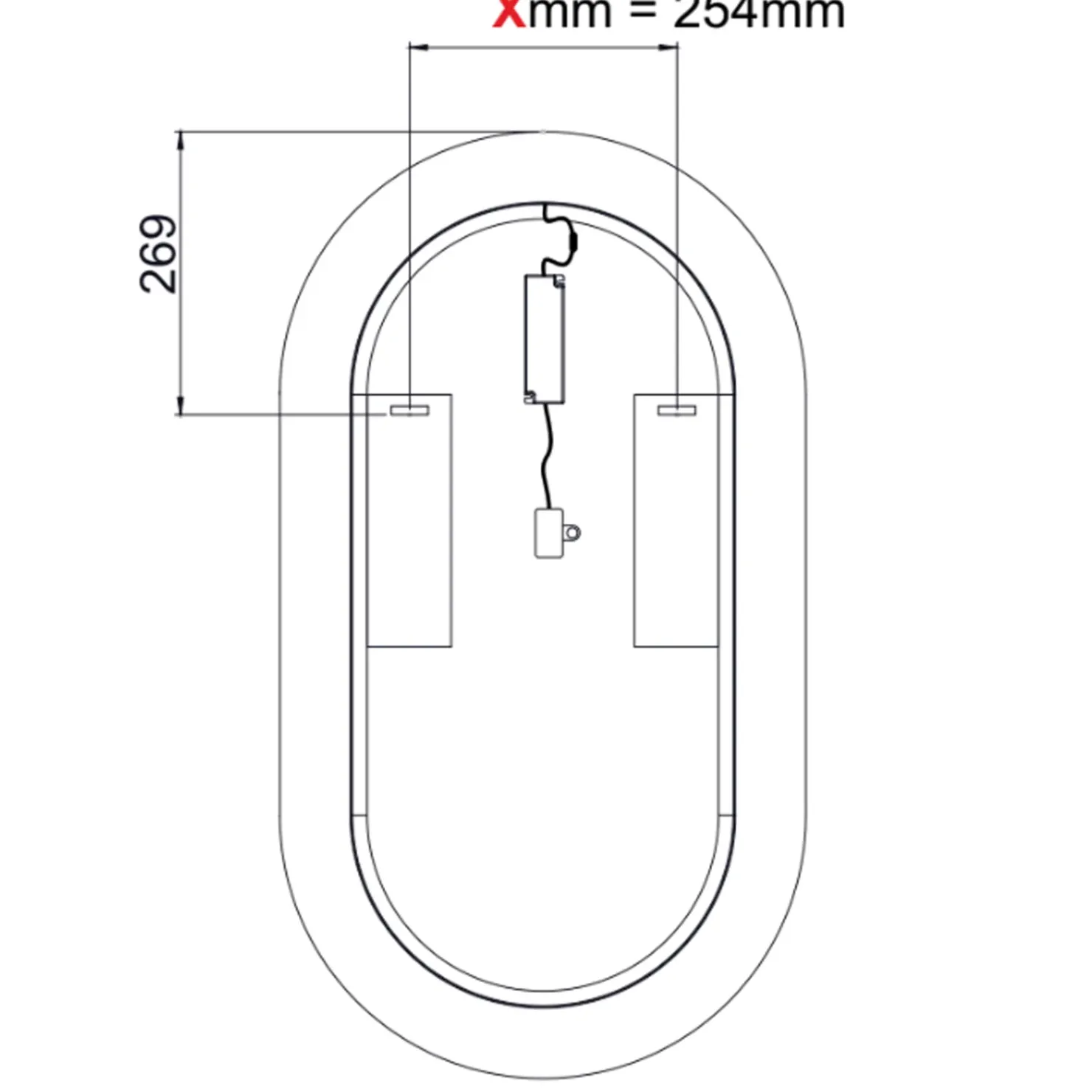 Garnero Arredamenti Mobile bagno sospeso 120cm cm con 2 lavabi da incasso, 2 specchi e colonna quercia antracite Limpid Clearance