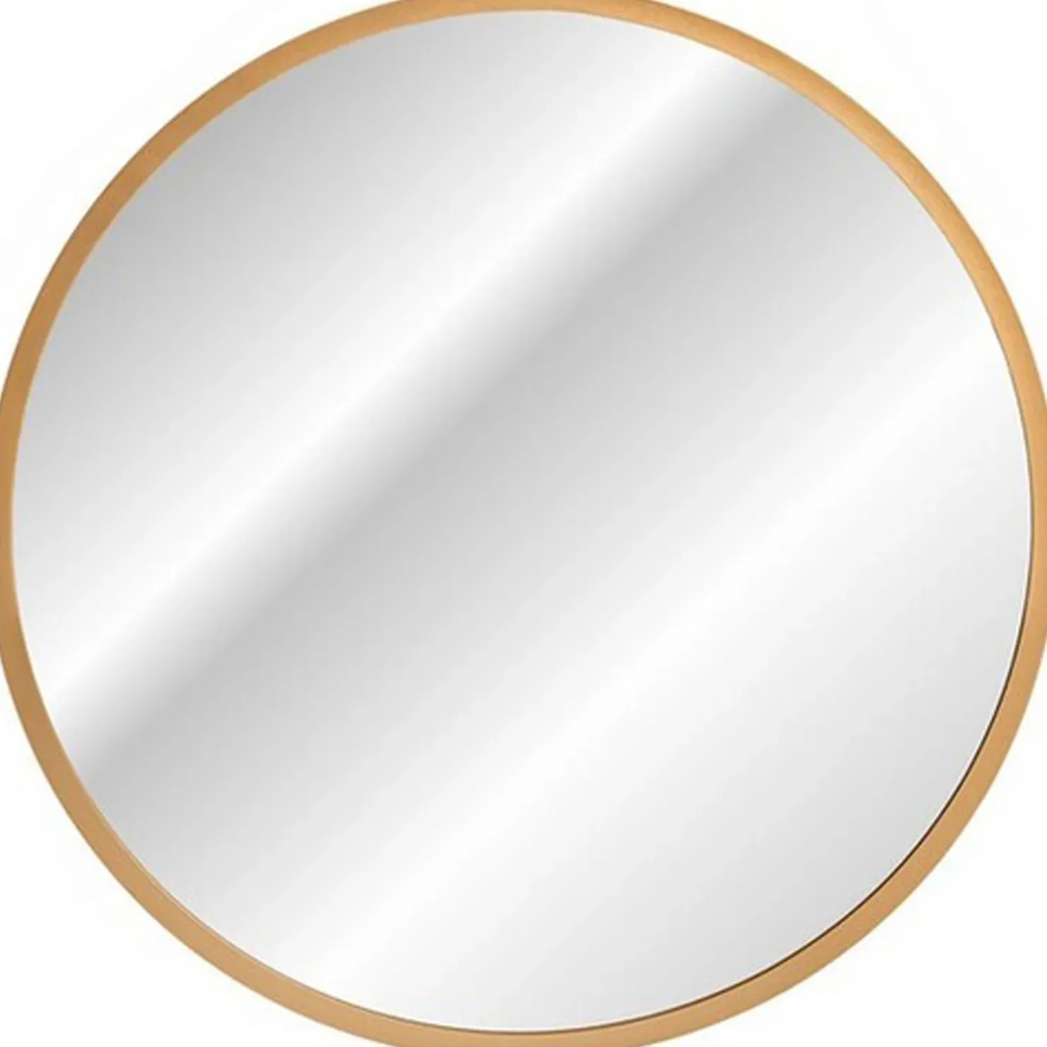 Garnero Arredamenti Mobile bagno sospeso 60cm con lavabo, specchio rotondo e colonna cannettato blu Deep Outlet