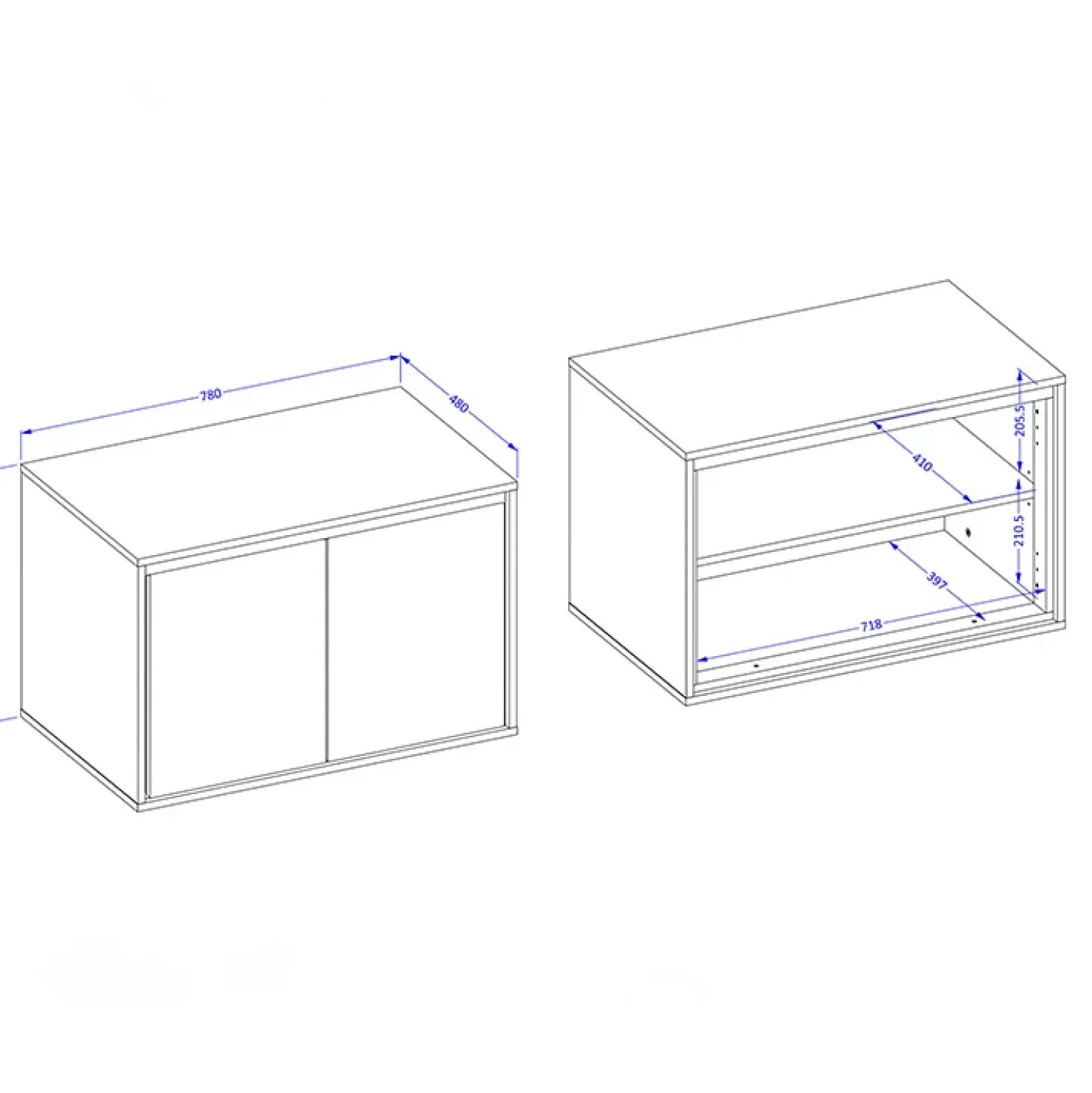 Garnero Arredamenti Mobile bagno sospeso 78cm con specchio e colonna nero Linda Bianco Lucido