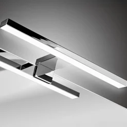 Garnero Arredamenti Mobile bagno sospeso 60cm cannettato con lavabo da incasso, colonna e specchio bianco Autentic Online