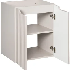 Garnero Arredamenti Mobile bagno sospeso 50cm cannettato 2 ante rovere Cleany Beige Online