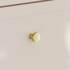 Garnero Arredamenti Mobile bagno sospeso fresato 120cm con lavabo 4 cassetti beige Sand Clearance