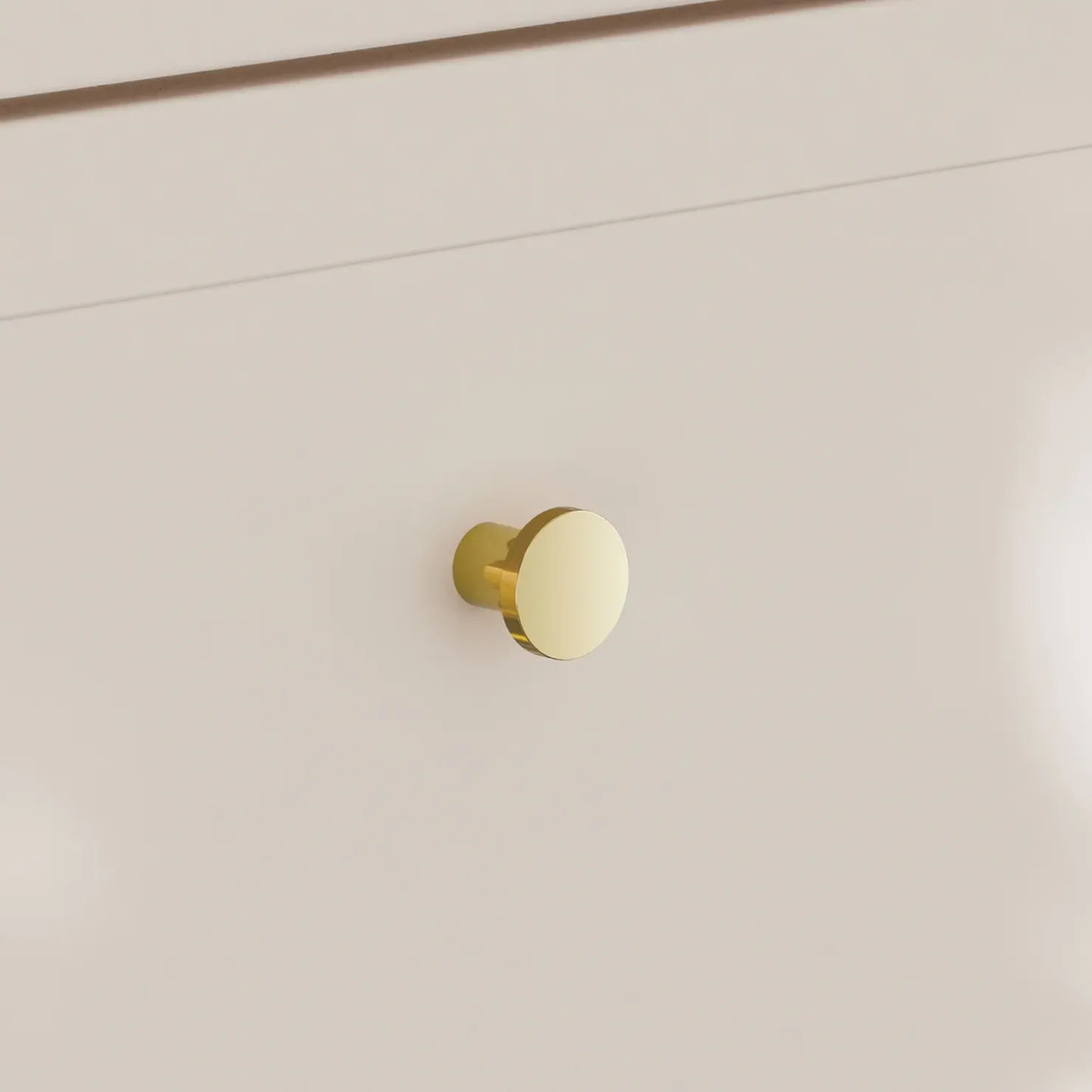 Garnero Arredamenti Mobile bagno sospeso fresato 60cm con lavabo 2 cassetti beige Sand Hot