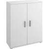 Garnero Arredamenti Mobile bagno 61x80h cm con 2 ante multiuso legno bianco Ander Best
