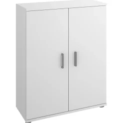 Garnero Arredamenti Mobile bagno 61x80h cm con 2 ante multiuso legno bianco Ander Best