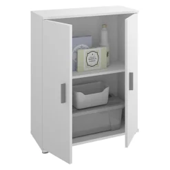Garnero Arredamenti Mobile bagno 61x80h cm con 2 ante multiuso legno bianco Ander Best