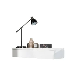 Garnero Arredamenti Mobile ingresso sospeso 100x20h cm con cassetto bianco Magnolia Sale