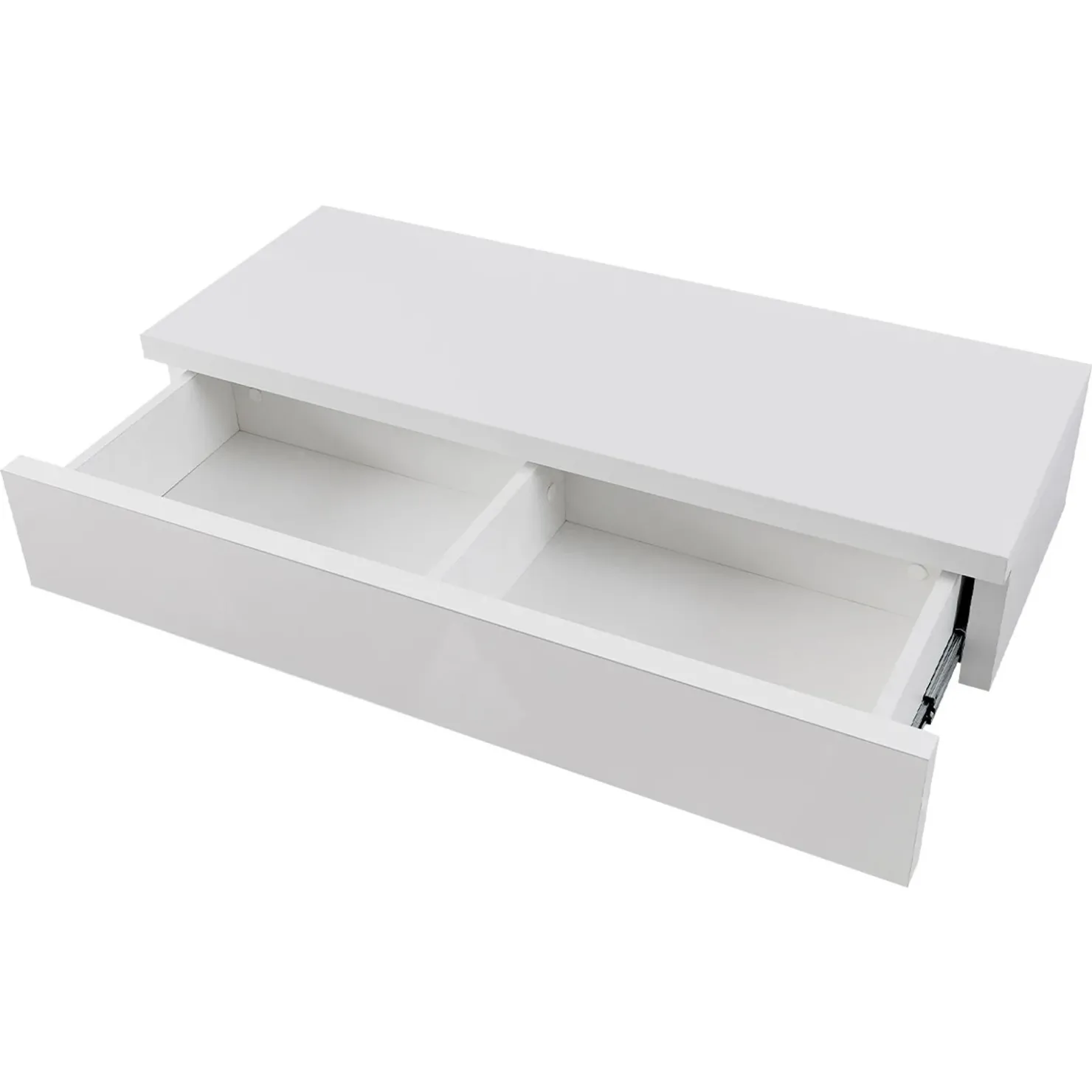Garnero Arredamenti Mobile ingresso sospeso 100x20h cm con cassetto bianco Magnolia Sale