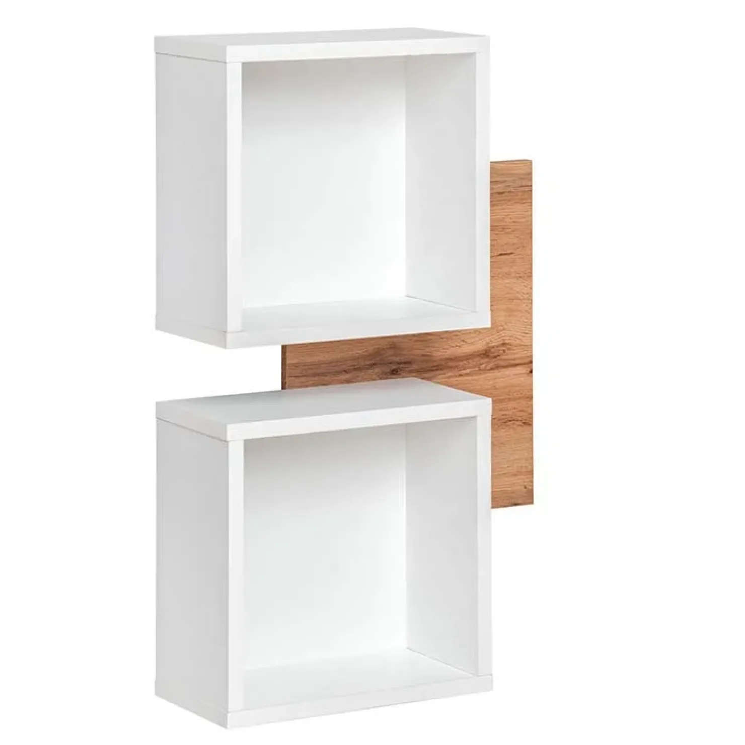 Garnero Arredamenti Mobile ingresso sospeso 100x165h cm rovere opaco bianco Dante 3 Gihome® Online