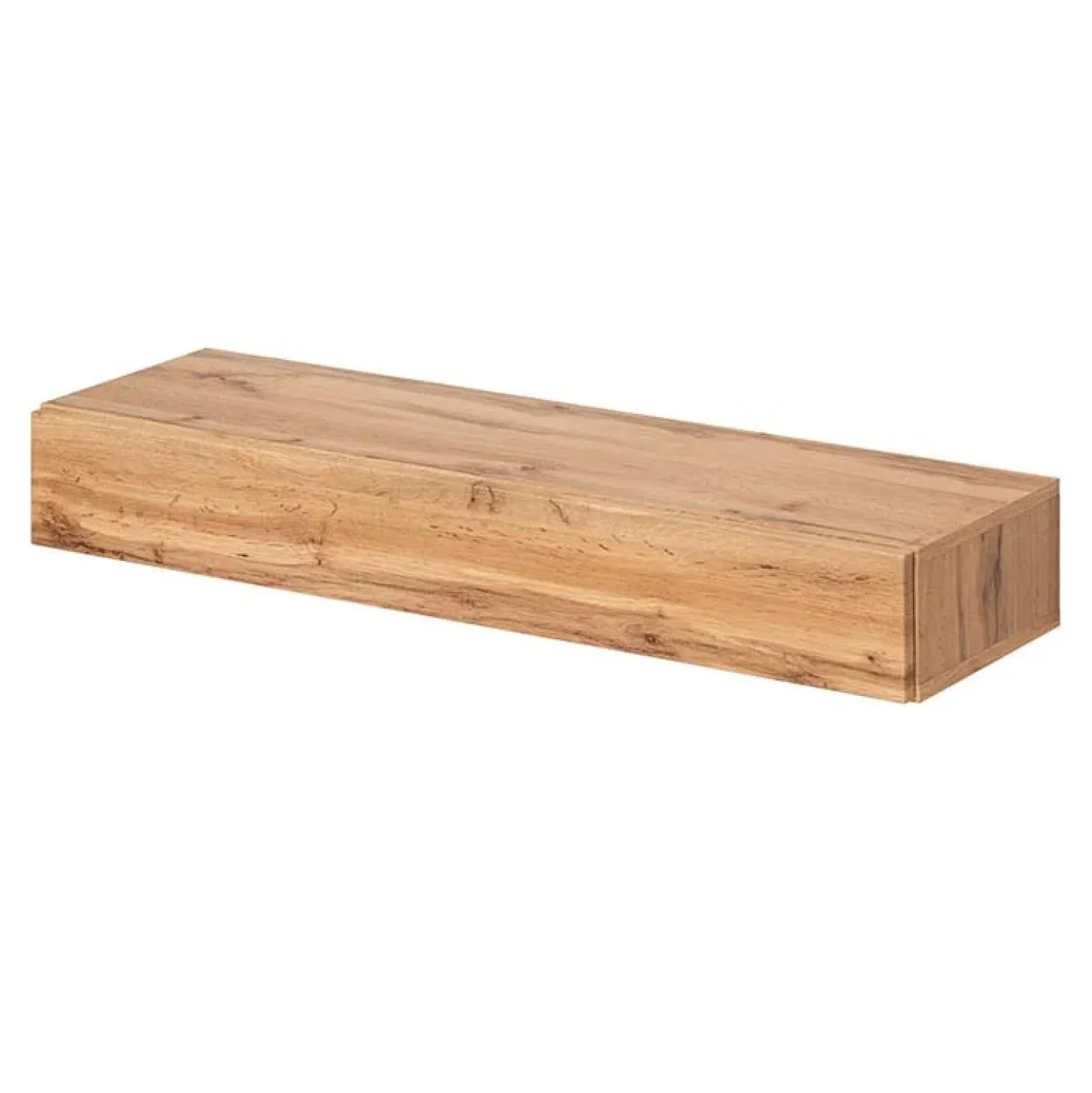 Garnero Arredamenti Mobile ingresso sospeso 100x165h cm rovere opaco bianco Dante 3 Gihome® Online