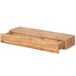 Garnero Arredamenti Mobile ingresso sospeso 100x165h cm rovere opaco bianco Dante 3 Gihome® Online