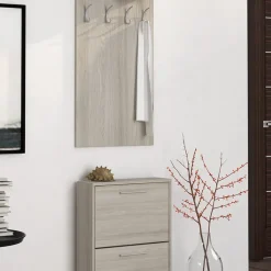 Garnero Arredamenti Mobile ingresso 54x211h cm appendiabiti rovere Colton New