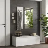 Garnero Arredamenti Mobile ingresso 138x165h cm bianco lucido Sunset 109 Discount