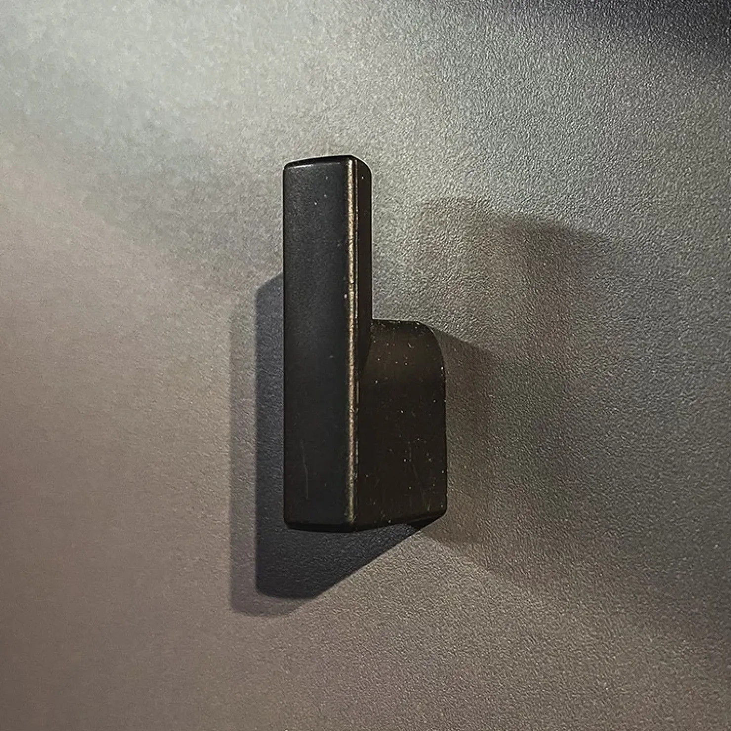 Garnero Arredamenti Mobile ingresso 210x203h cm con specchio rovere antracite stampa a righe California Gihome® Antracite - Rovere