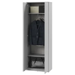 Garnero Arredamenti Mobile ingresso 300x200h cm con specchio appendiabiti armadio Accent Grigio Sale