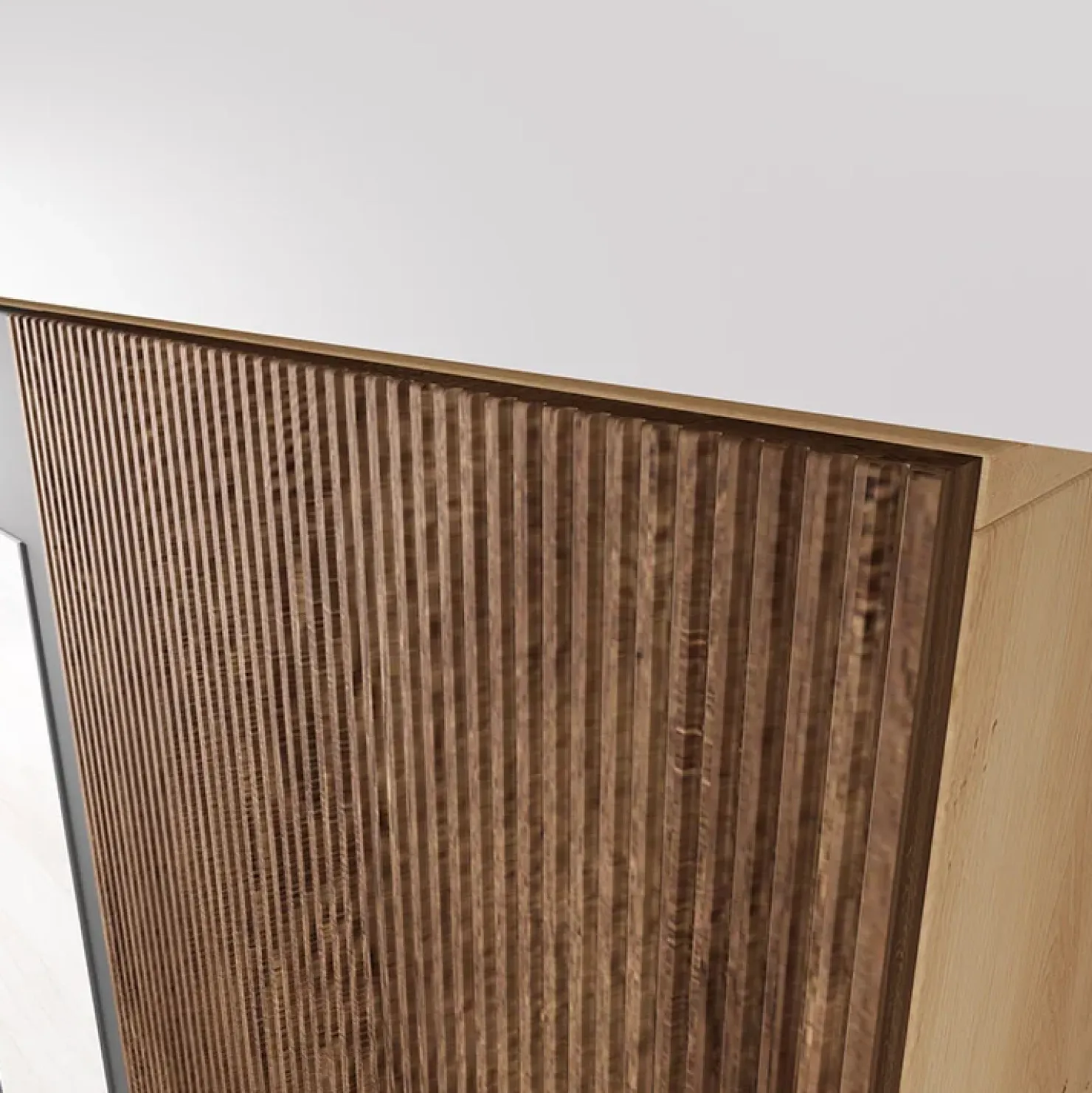 Garnero Arredamenti Mobile ingresso 160x202h cm con specchio rovere chiaro Canada Discount