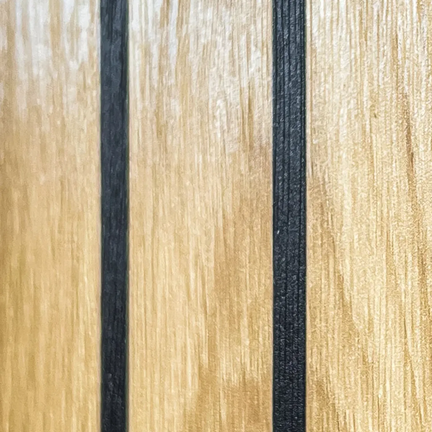 Garnero Arredamenti Mobile ingresso 180x203h cm con specchio moderno rovere antracite stampa a righe New York Gihome® Antracite - Rovere Sale