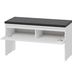 Garnero Arredamenti Mobile ingresso 300x200h cm con specchio appendiabiti armadio bianco Accent Bianco Opaco