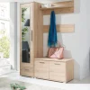 Garnero Arredamenti Mobile ingresso 140x193h cm moderno rovere Clarissa Gihome® Best