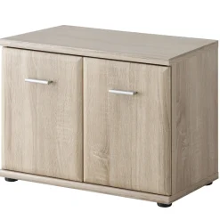 Garnero Arredamenti Mobile ingresso 120x200h cm moderno sonoma San Francisco Gihome® Rovere Outlet