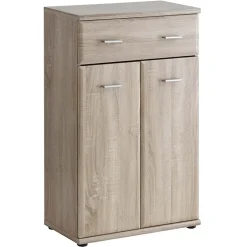 Garnero Arredamenti Mobile ingresso 180x203h cm moderno sonoma New York Gihome® Rovere New