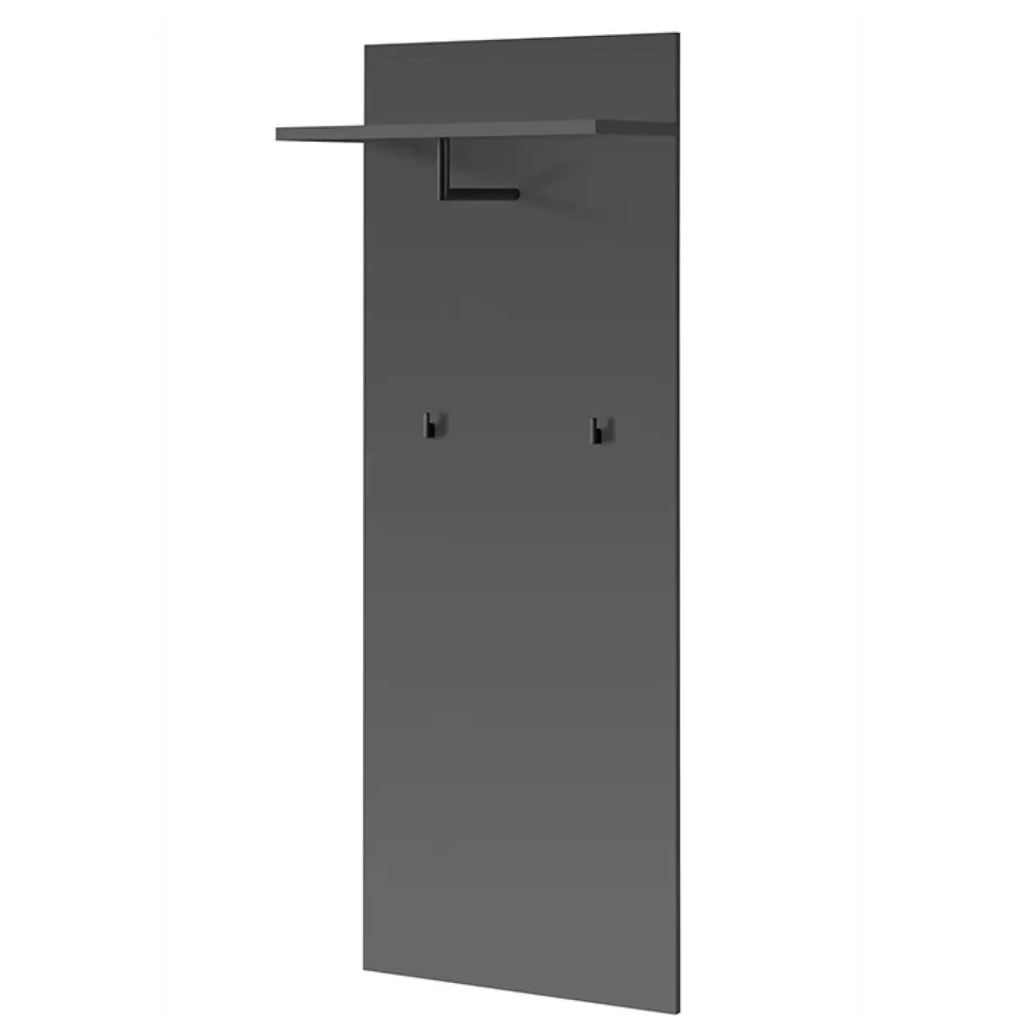 Garnero Arredamenti Mobile ingresso 90x203h cm moderno rovere antracite stampa a righe Arizona Gihome® Antracite - Rovere Online