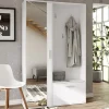 Garnero Arredamenti Mobile ingresso 120x196h cm reversibile con specchio bianco Elios Best