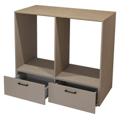 Garnero Arredamenti Mobile lavatrice e asciugatrice 172x197h cm con colonna beige Wave New