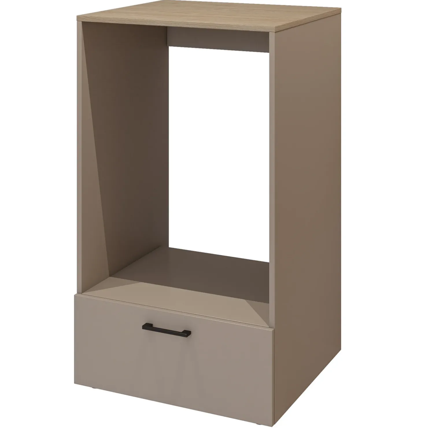 Garnero Arredamenti Mobile lavatrice 67x117h cm con cassettone beige Wave Discount