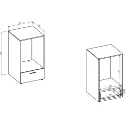 Garnero Arredamenti Mobile lavatrice 107x197h cm con colonna beige Wave Sale