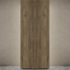 Garnero Arredamenti Mobile multiuso ingresso 78x187h cm appendiabiti rovere scuro Alvarez Outlet