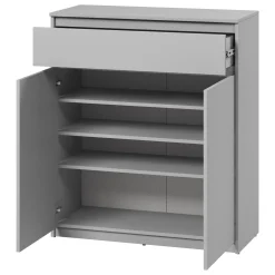 Garnero Arredamenti Mobile multiuso ingresso 92x107h cm con cassetto Accent Grigio Sale