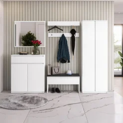Garnero Arredamenti Mobile multiuso ingresso 92x107h cm con cassetto bianco Accent Bianco Opaco Sale